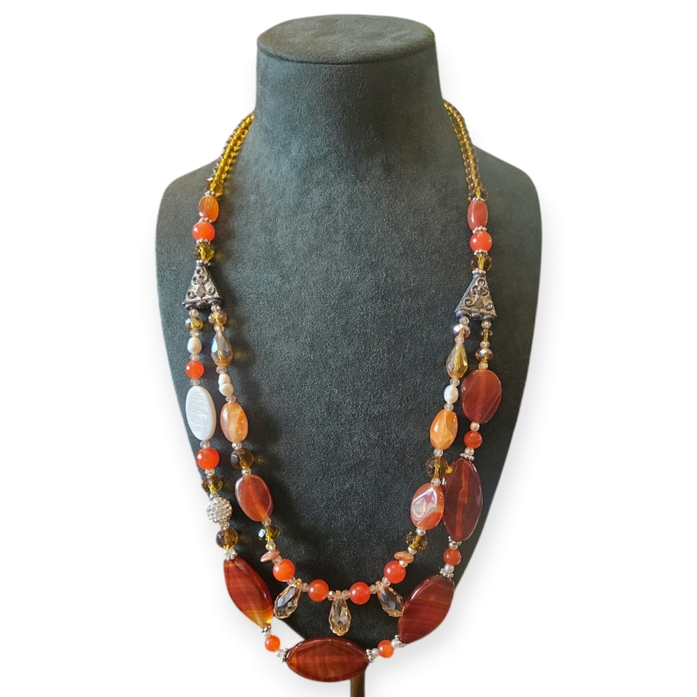Beaded Statment Necklace